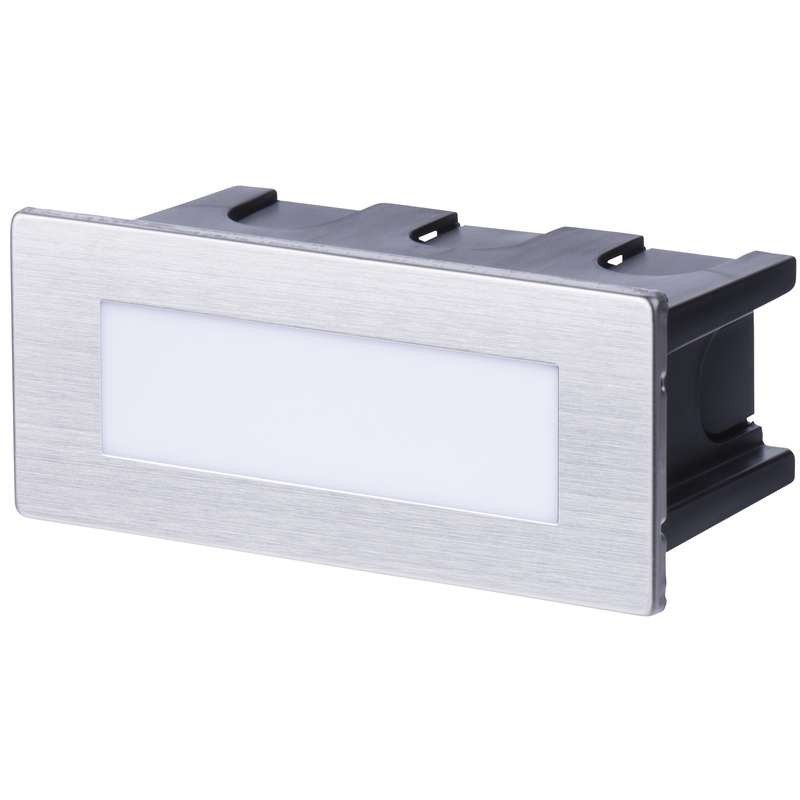 Emos ZC0108 LED venkovní zápustné svítidlo 1x1,5W | 55lm | 3000K | IP65 - teplá bílá, nerez - Svítidla FEIM