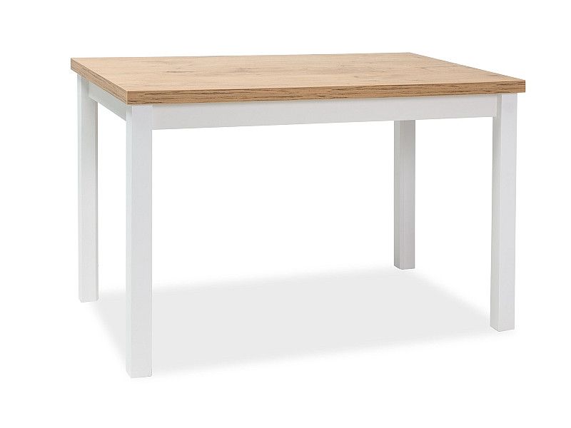Stůl ADAM DUB LANCELOT / bílý MAT 120x68 - Mobler.cz