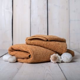 Jahu ručník froté Unica hnědý ořech 50x100 cm 