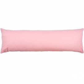 Home Elements Růžový povlak na relaxační polštář Náhradní manžel, 55 x 180 cm, II. jakost
