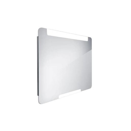 Zrcadlo bez vypínače Nimco 80x70 cm hliník ZP 22003 - FORLIVING