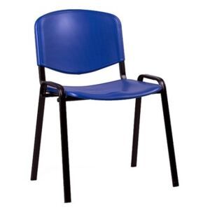 Konferenční plastová židle ISO Modrá - Favi.cz
