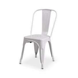 Chairy Bistro židle Paris inspirovaná TOLIX - bílá