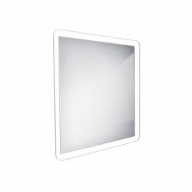 Zrcadlo bez vypínače Nimco 60x60 cm hliník ZP 19066 FORLIVING