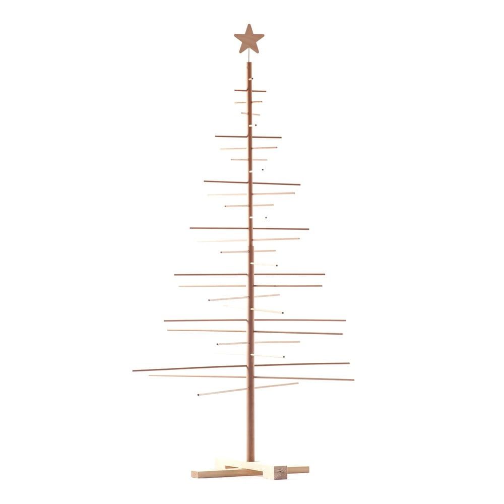 Dřevěný vánoční stromek Nature Home, výška 190 cm - Bonami.cz