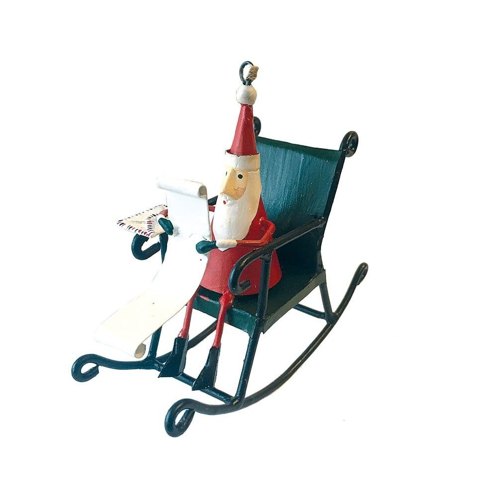 Vánoční závěsná ozdoba G-Bork Santa in Rocking Chair - Bonami.cz