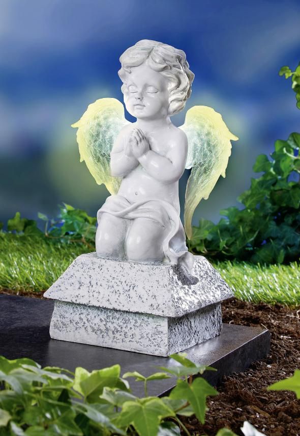 Die moderne Hausfrau Modlící se anděl se svítícími křídly - Velký Košík