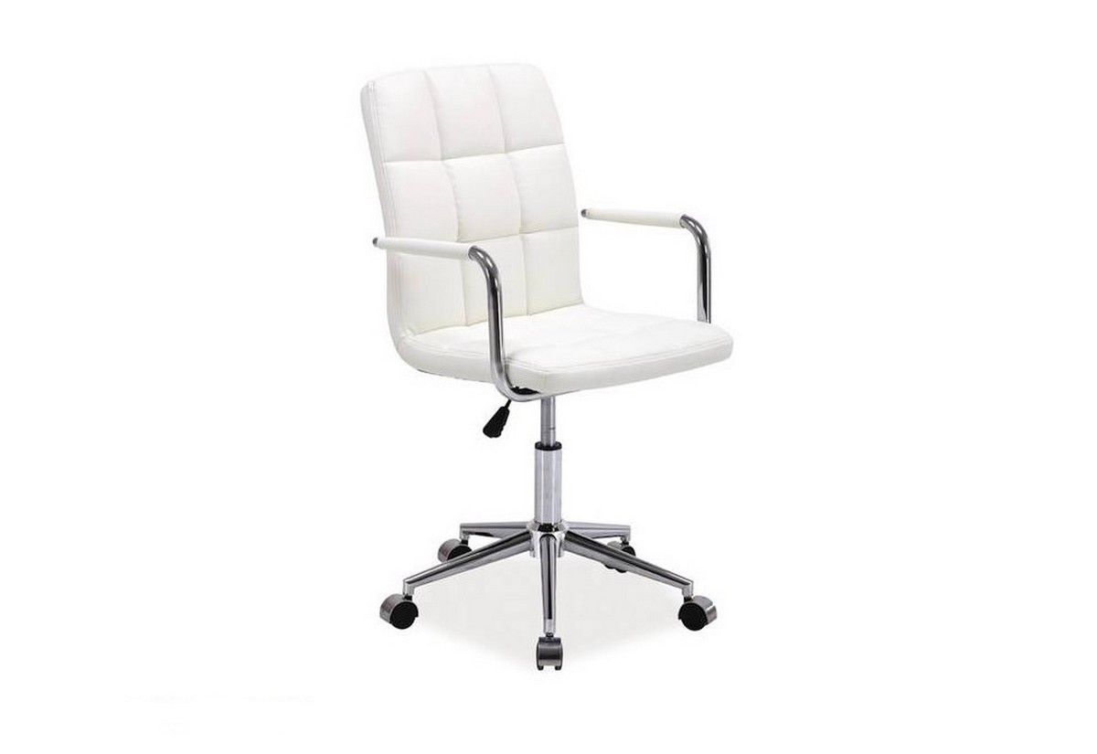 Dětská židle KEDE Q-022, 51x87-97x40, bílá ekokůže - Expedo s.r.o.