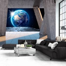 Murando DeLuxe Samolepicí 3D tapeta pohled na Zemi Velikost (šířka x výška): 294x210 cm