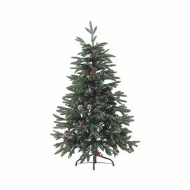 Zasněžený umělý vánoční stromek 120 cm zelený DENALI