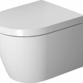Závěsné WC Duravit Me By Starck Compact, Rimless, s HygieneGlaze, alpská bílá 2530092000
