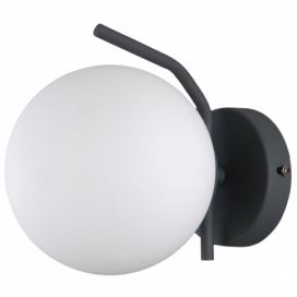 Italux WL-3300-1-BK nástěnné svítidlo Carimi 1x5W | G9 - černá, bílá