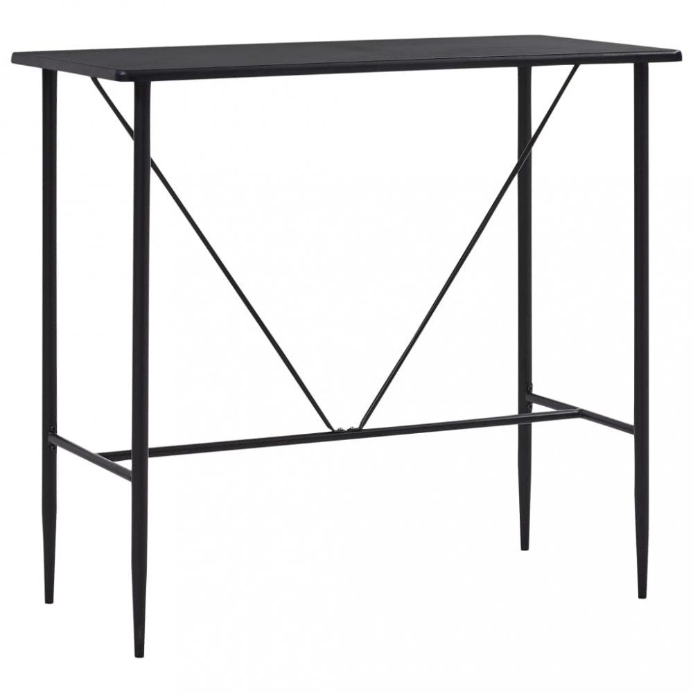 Barový stůl 120x60 cm Dekorhome Černá - DEKORHOME.CZ