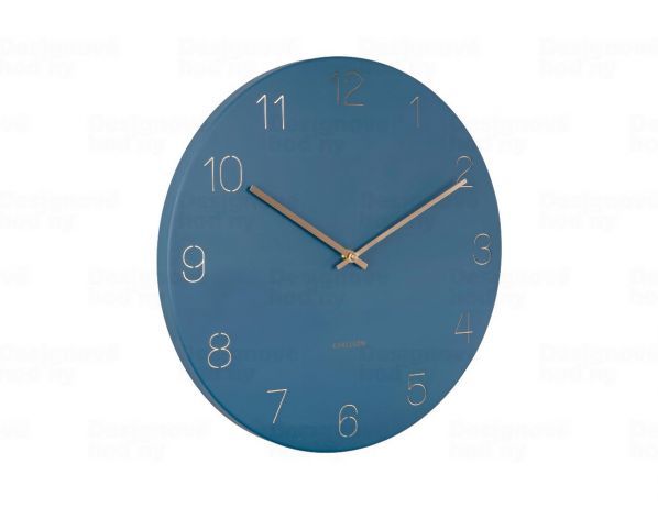 Karlsson 5762BL designové nástěnné hodiny, pr. 40 cm - FORLIVING