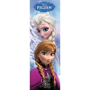 Maxi plakát na dveře Frozen|Ledové království: Anna & Elsa (53 x 158 cm) - Favi.cz