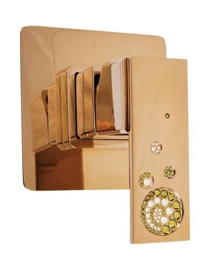 Sprchová baterie RAV SLEZÁK včetně podomítkového tělesa zlatá ROYAL1083Z - Siko - koupelny - kuchyně