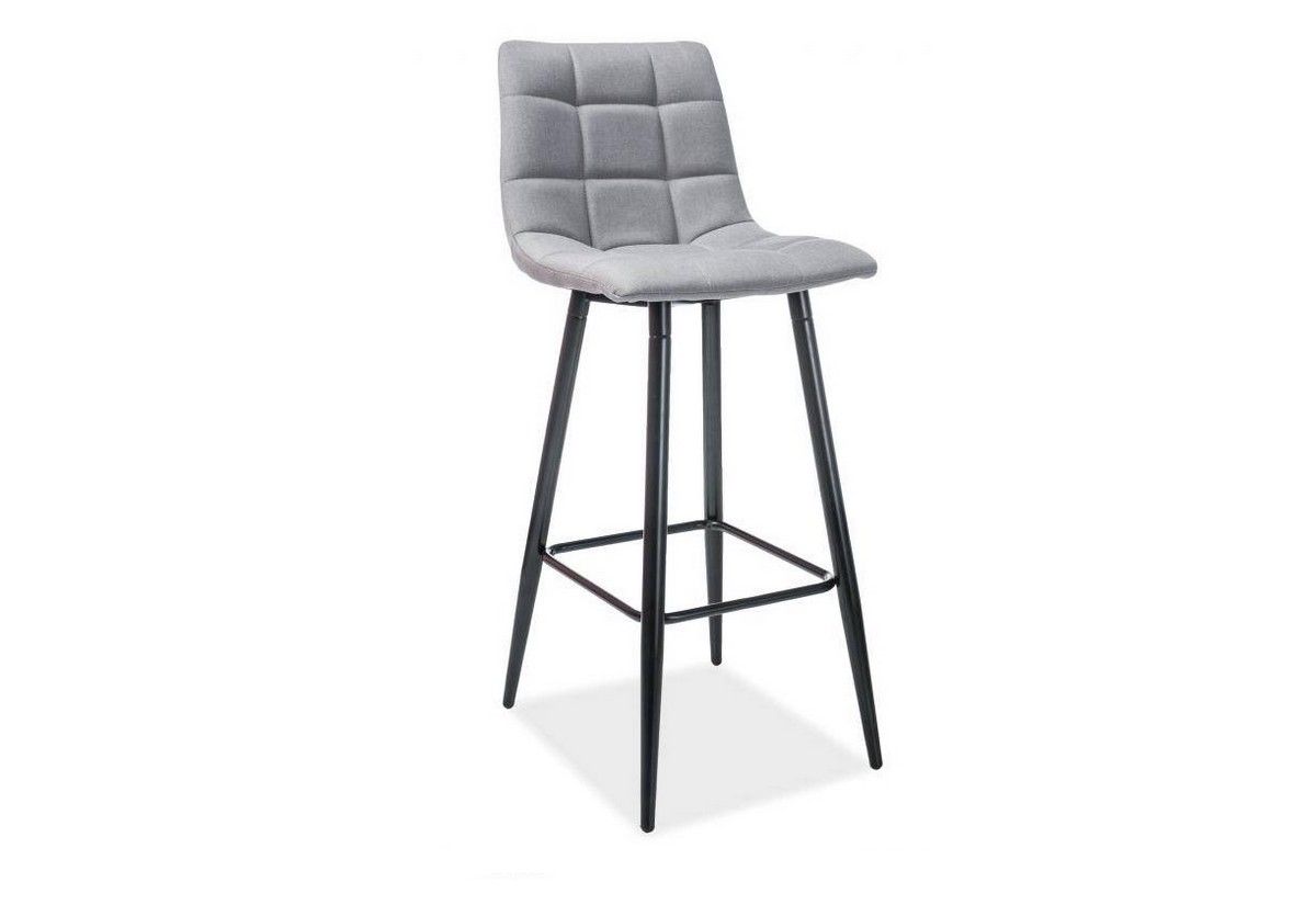 Barová židle SKARP, 42x103x34, šedá - Expedo s.r.o.