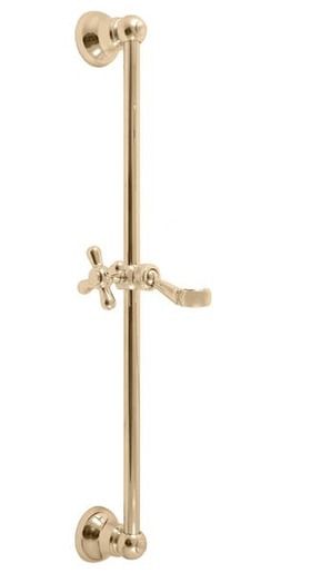 Sprchová tyč RAV SLEZÁK s držákem sprchy zlatá MD0553Z - Siko - koupelny - kuchyně