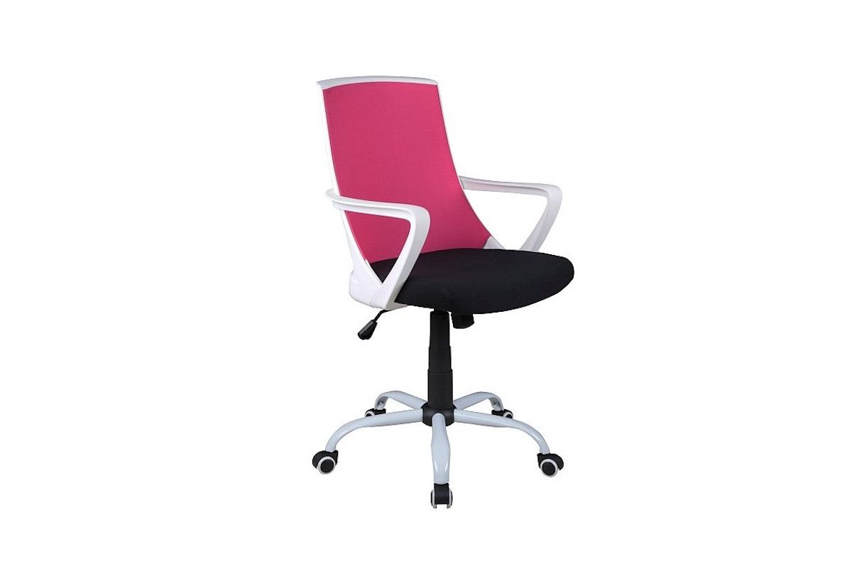 Kancelářská židle FROZEN Q-248, 59x92x46, růžová/černá - Expedo s.r.o.