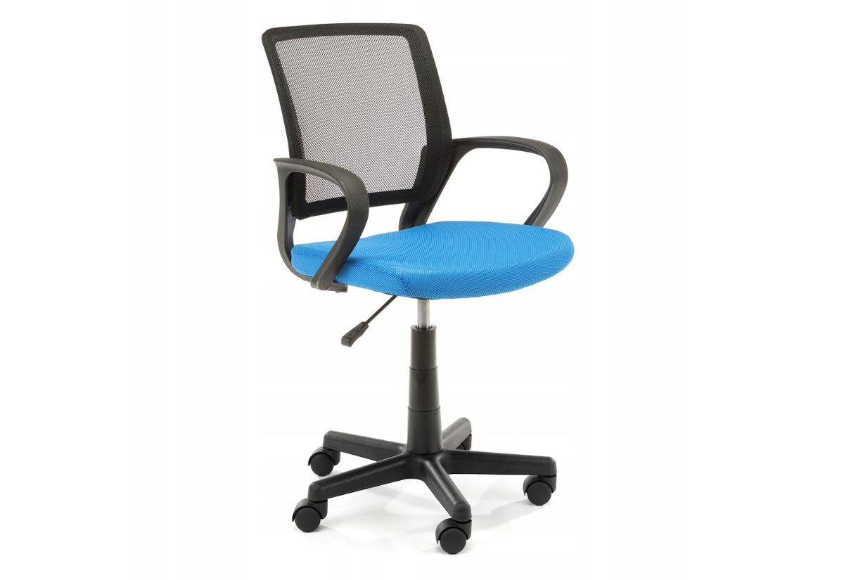 Kancelářská židle KORAD FD-6, 53x81-93x56,5, modrá/černá - Expedo s.r.o.