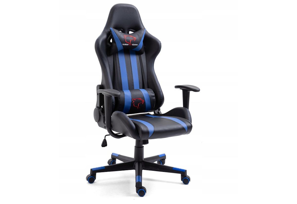 Kancelářská židle KORAD FG-33, 71x125-135x70, modrá/černá - Expedo s.r.o.