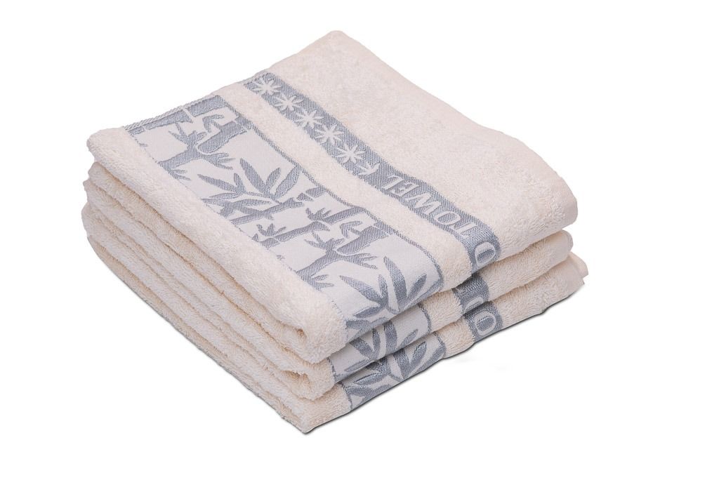 Bambusový ručník BAMBOO krémový - Výprodej Povlečení
