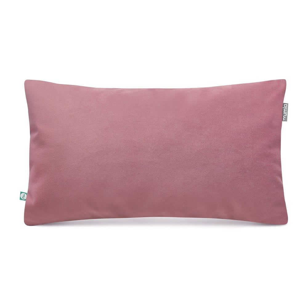 Růžový povlak na polštář se sametovým povrchem Mumla Velvet, 30 x 50 cm - Bonami.cz