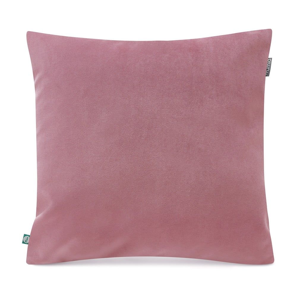 Růžový povlak na polštář se sametovým povrchem na Mumla Velvet, 45 x 45 cm - Bonami.cz