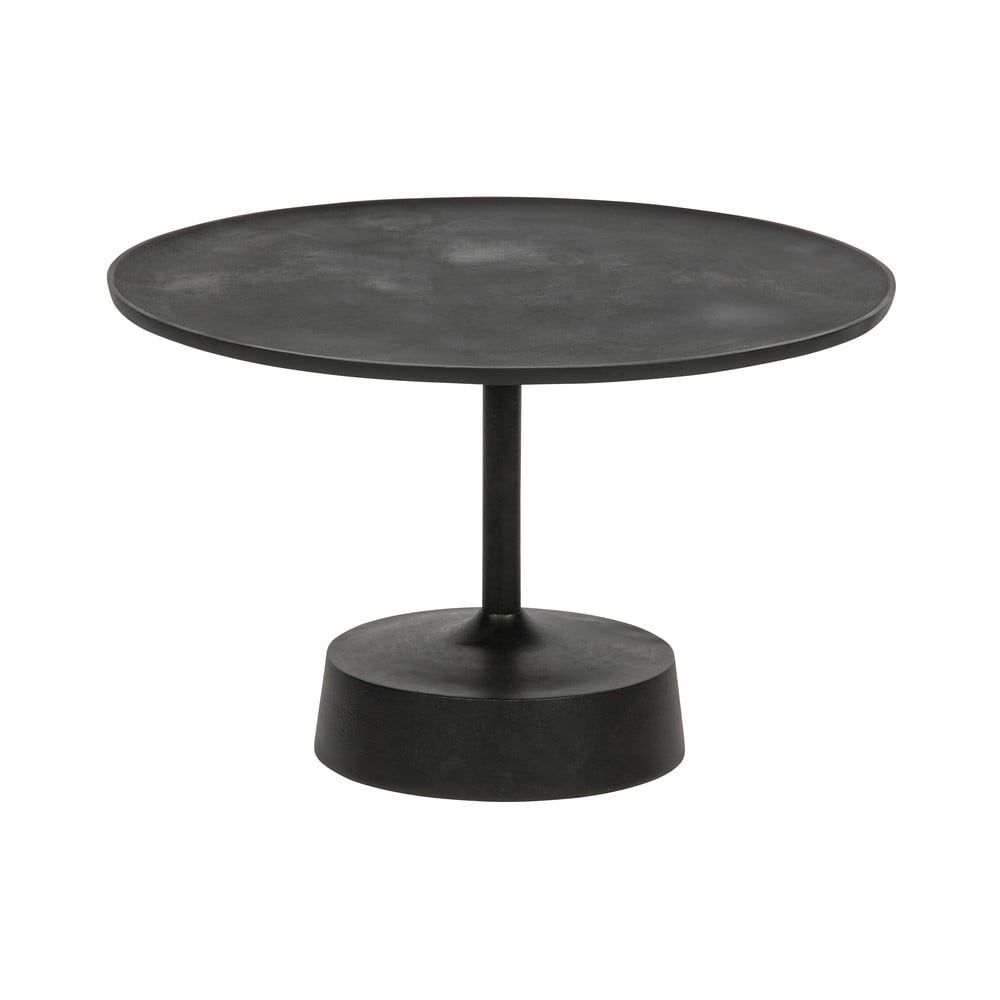 Černý odkládací stolek WOOOD Lewis, ø 61 cm - Bonami.cz