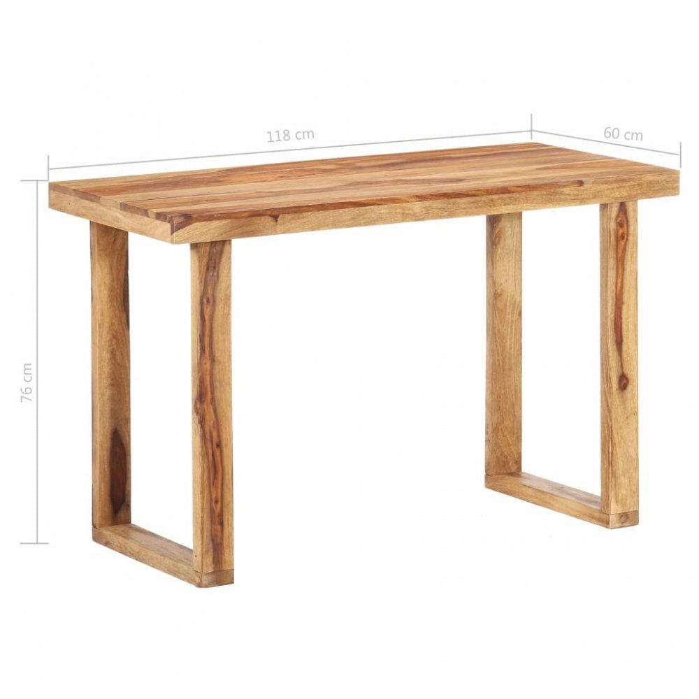 Jídelní stůl masivní dřevo Dekorhome 118x60x76 cm - DEKORHOME.CZ
