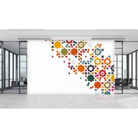 Malvis Tapeta na stěnu barevné tvary Vel. (šířka x výška): 144 x 105 cm