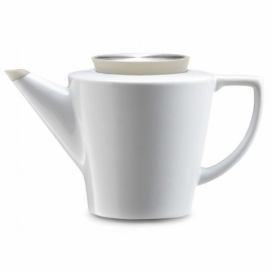 VIVA SCANDINAVIA Konvice s čajovým sítkem Anytime, 1 L, bílá / khaki