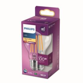 Philips 8718699763015 LED žárovka 1x10,5W | E27 | 1521lm | 2700K - teplá bílá, čirá, EyeComfort