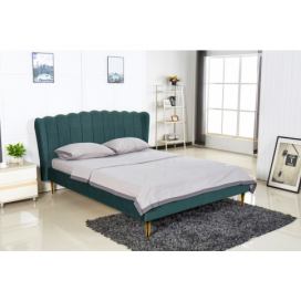 Manželská postel Valverde zelená 