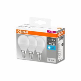 Osram SADA 3x LED Žárovka P40 E14/4,9W/230V 4000K - Osram 