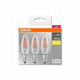 Osram SADA 3x LED Žárovka VINTAGE B40 E14/4W/230V 2700K - Osram 