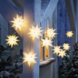 Weltbild LED Řetěz Vánoční hvězda, bílá 776418