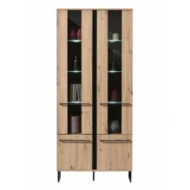 BIZZOTTO dřevěná knihovna EGON 180x60 cm
