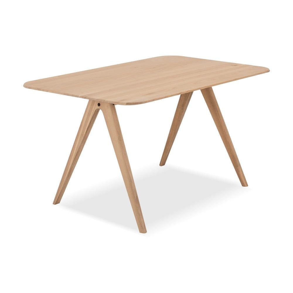 Jídelní stůl z dubového dřeva Gazzda Ava, 140 x 90 cm - Bonami.cz