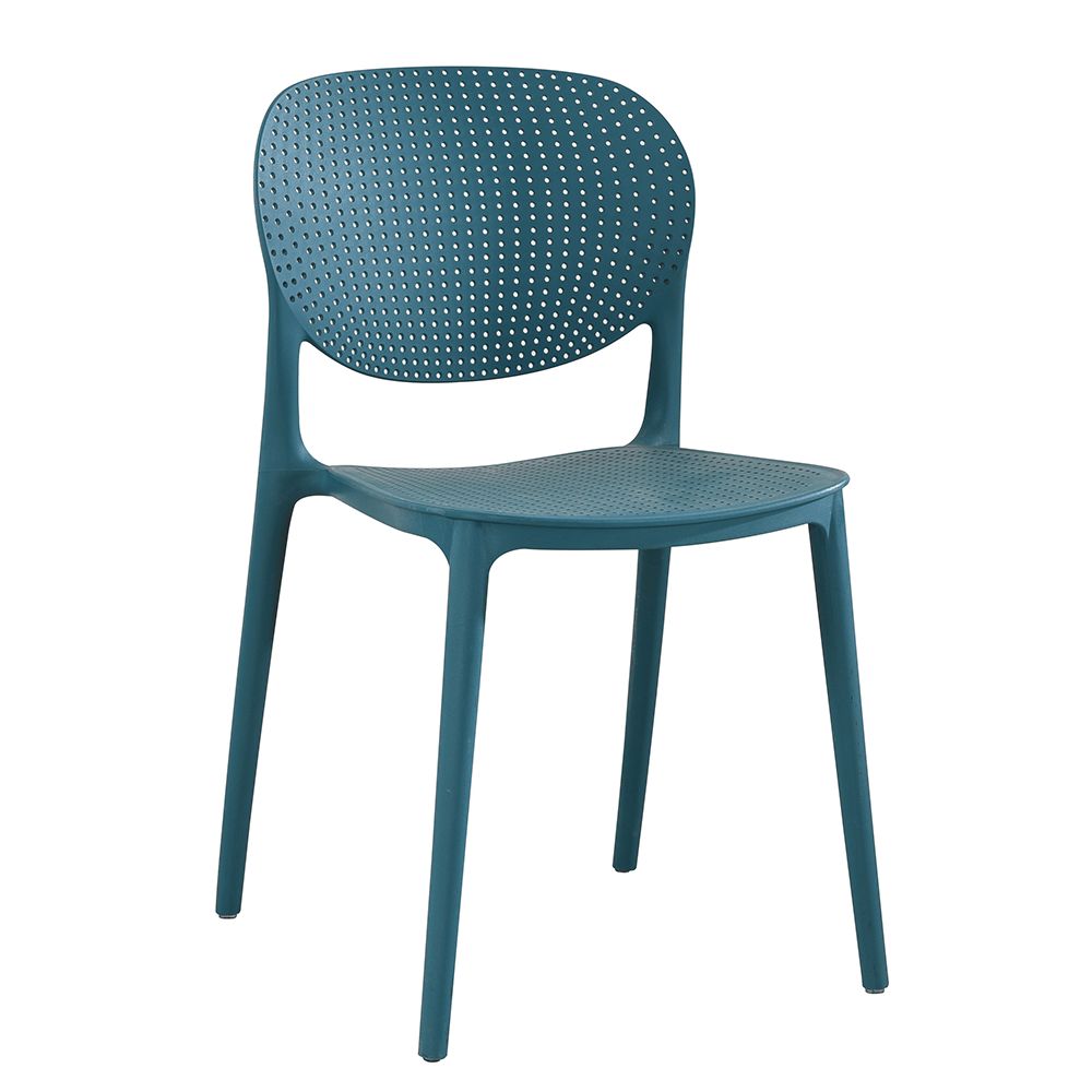Plastová židle FEDRA stohovatelná Tempo Kondela Modrá - DEKORHOME.CZ