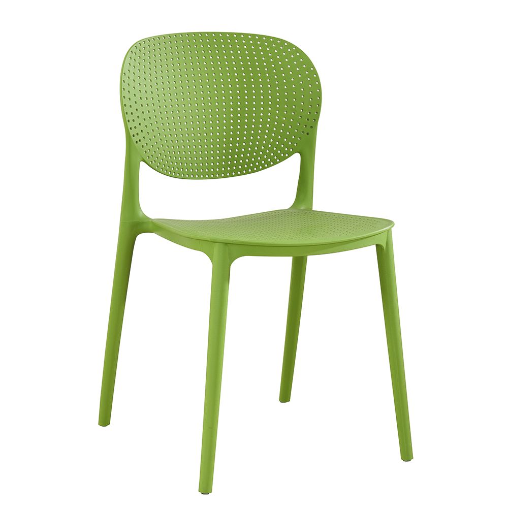 Plastová židle FEDRA stohovatelná Tempo Kondela Zelená - DEKORHOME.CZ