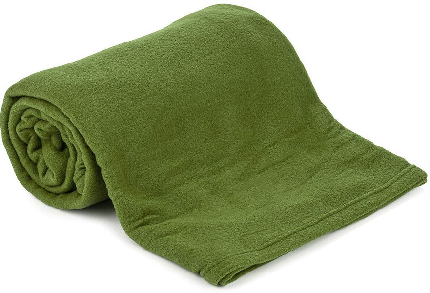 Jahu fleecová deka uni zelená khaki 150x200 cm - POVLECENI-OBCHOD.CZ
