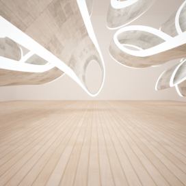 Malvis Tapeta abstraktní 3D místnost Vel. (šířka x výška): 144 x 105 cm