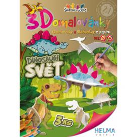 Helma 365 3D Omalovánky, Dinosauří svět