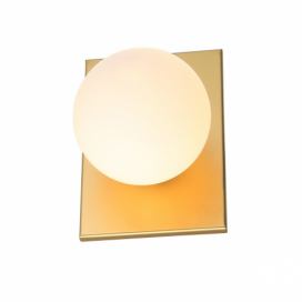 Italux MBM-4597/1 GD nástěnné svítidlo 1x25W | G9 - zlatá, bílá