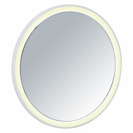 Bílé zrcadlo s LED osvícením Wenko Isola Bonami.cz