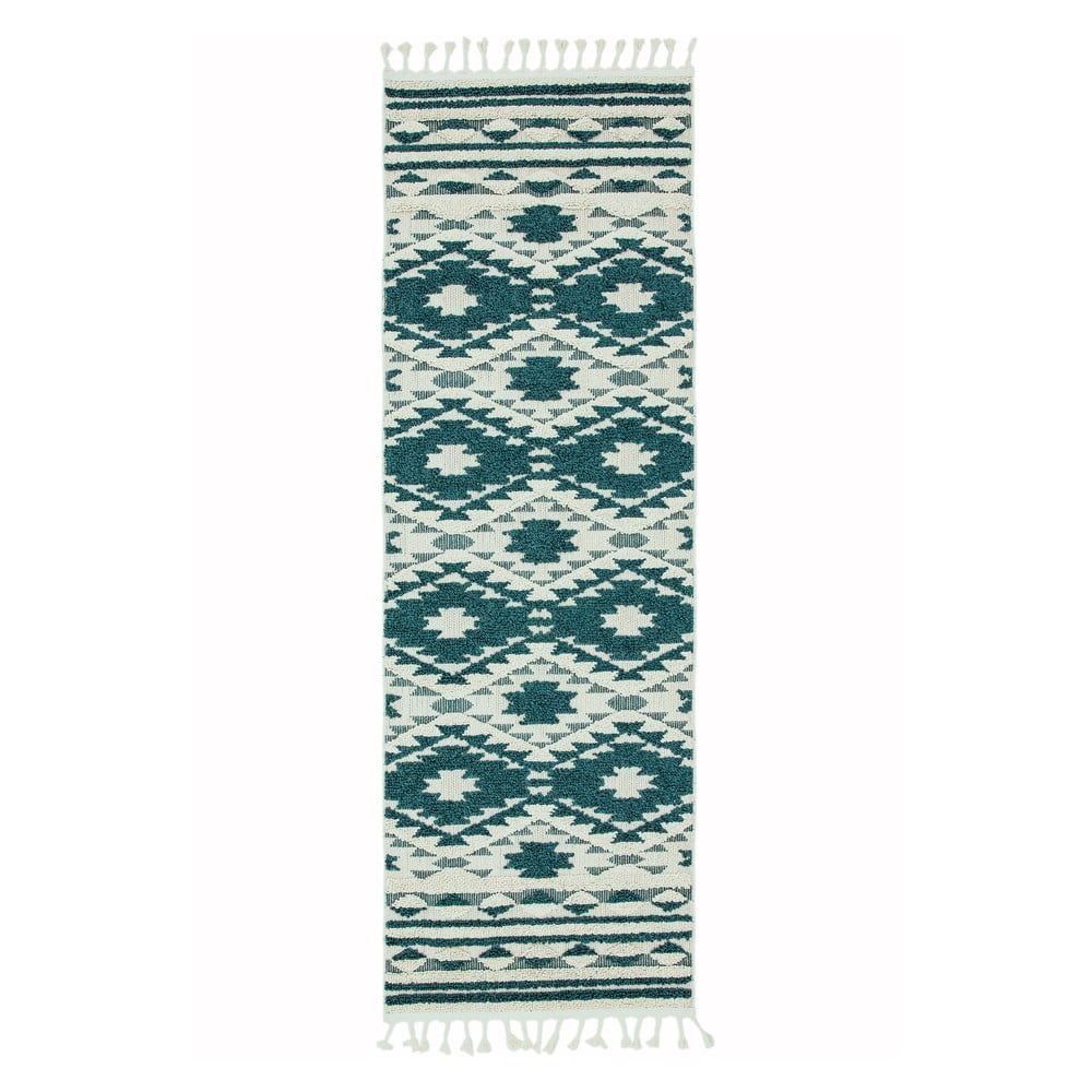 Zelený koberec Asiatic Carpets Taza, 80 x 240 cm - Bonami.cz