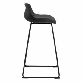 Actona Černá barová židle Meling, 43x49x94 cm