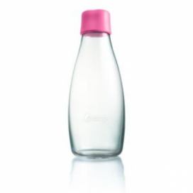 Fuchsiová skleněná lahev ReTap s doživotní zárukou, 500 ml