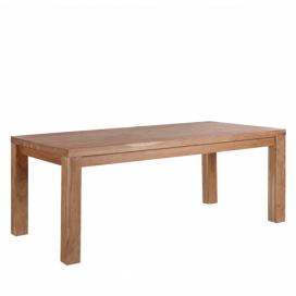 Jídelní stůl z akátového dřeva světle hnědý 180 x 90 cm TESA